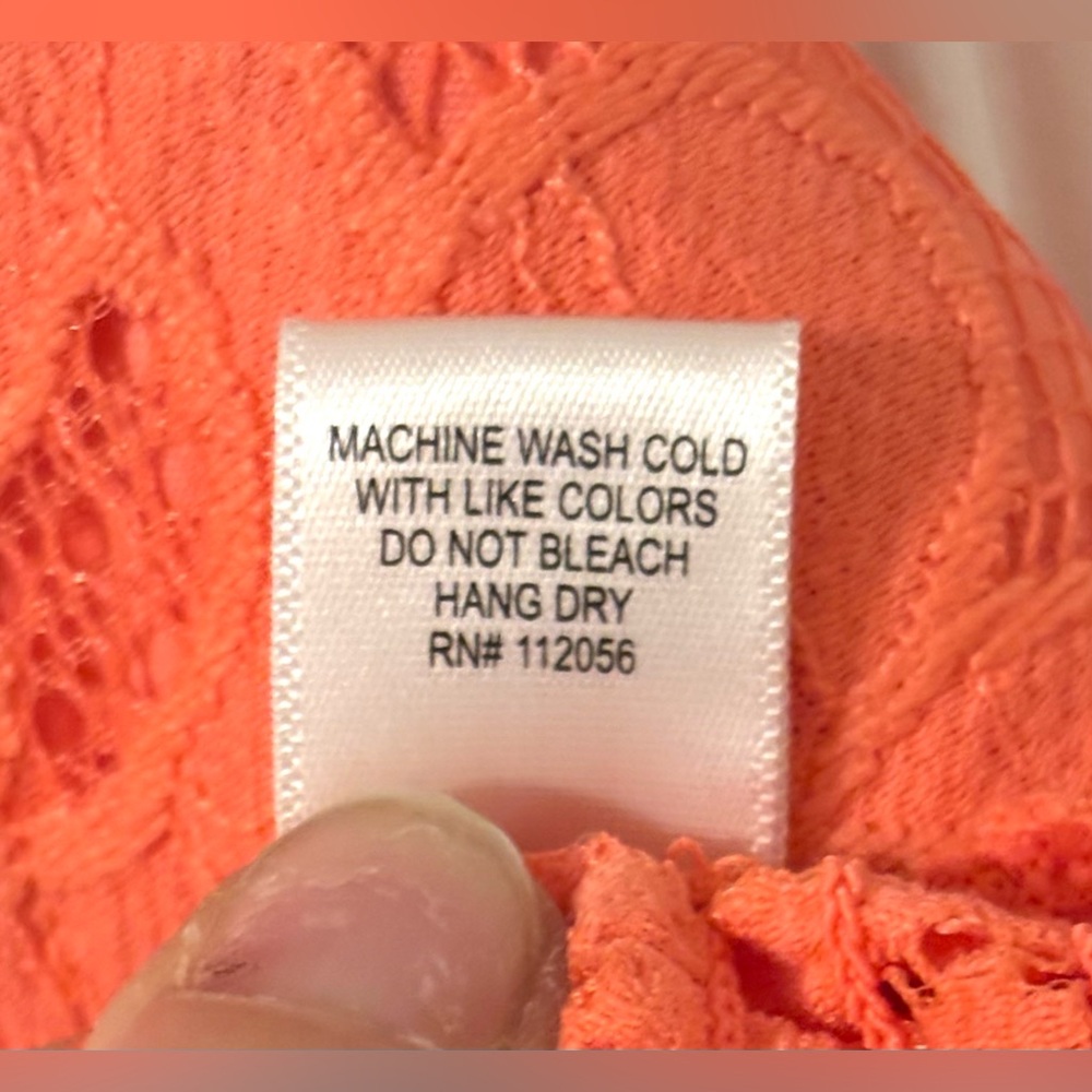 Zenana Outfitters lace crop top size XL R3 - Picture 5 of 5